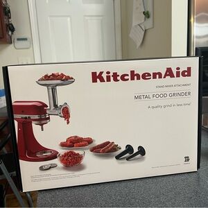 KitchenAid Metal Food Grinder Attachment Never Been Opened